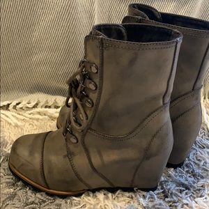 Wedge booties